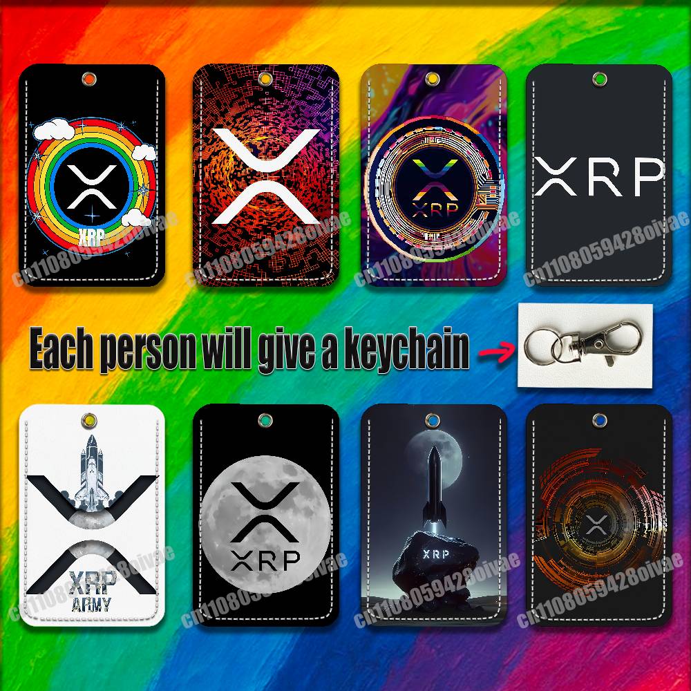 Leather Work Leather - Porta Badge Digitale per Criptovaluta Xrp