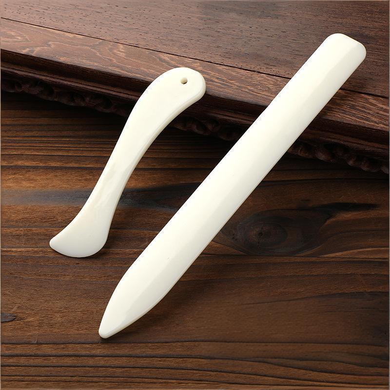 Bone Folder Tool - Set di 2 piegatrici in osso