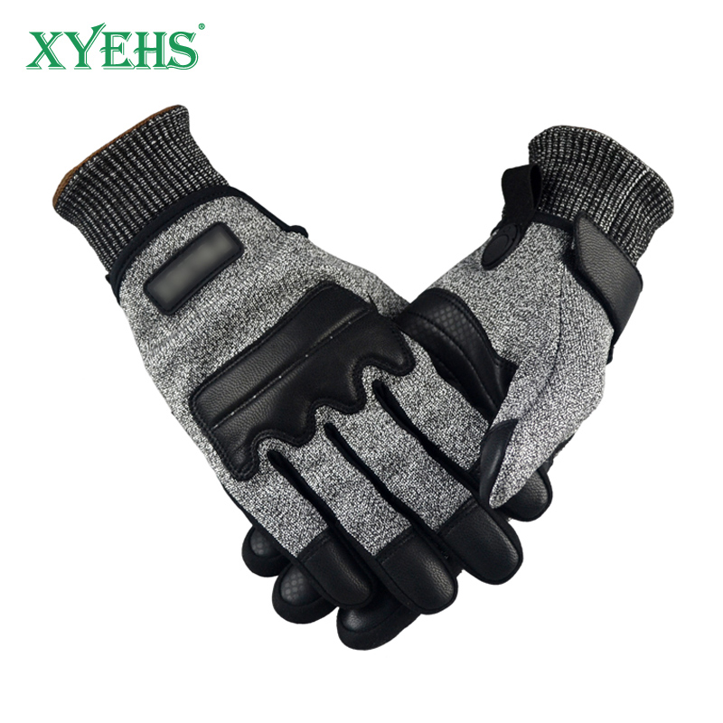 Guanti tattici antitaglio XYEH - Leatherworking Leveling recensione e prezzo
