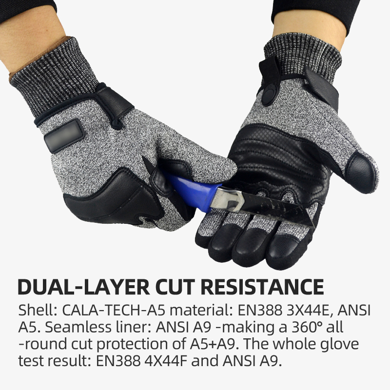 Guanti tattici antitaglio XYEH - Leatherworking Leveling recensione e prezzo