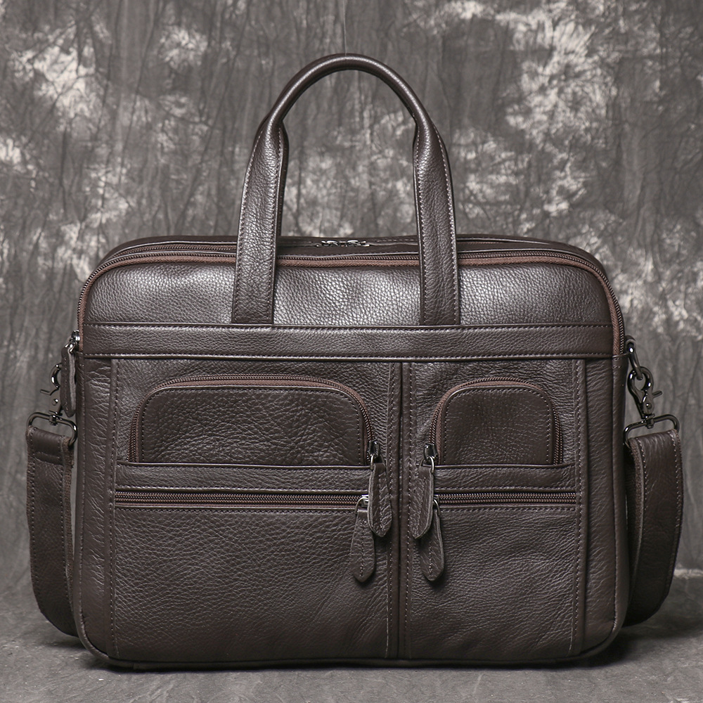 Borsa da Lavoro in Vera Pelle  - Leather Work Laptop Bag recensione e prezzo