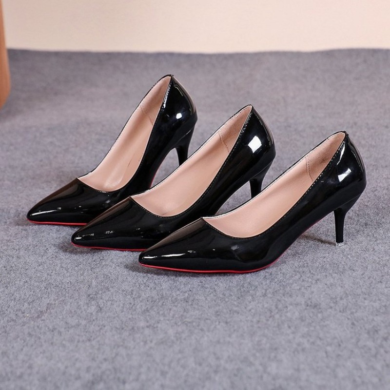 Scarpe con Tacco Alto a Punta  - Leather Work Women Shoes recensione e prezzo