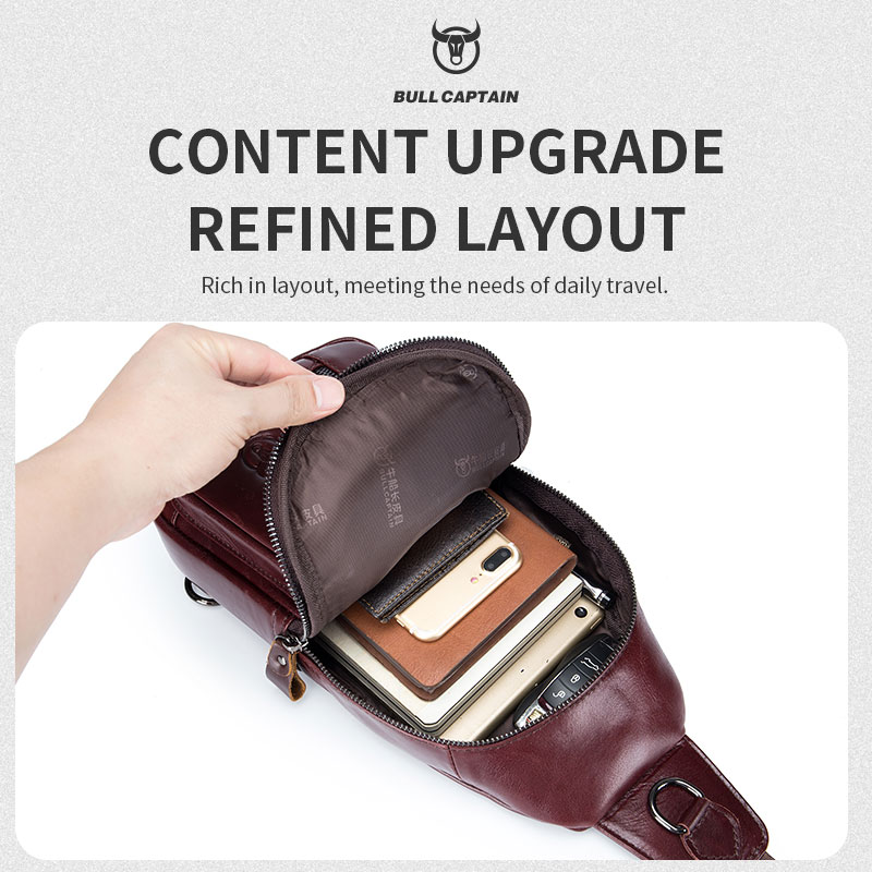 BULLCAPTAIN Borsa da petto in  - Leather Work Laptop Bag recensione e prezzo