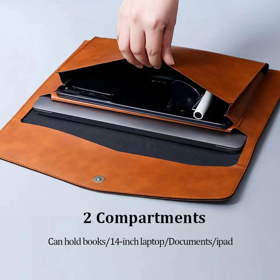 Cartella di File in pelle A4 b - Leather Work Laptop Bag recensione e prezzo