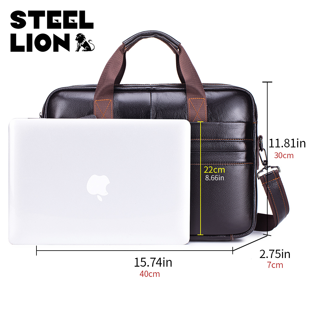 Valigetta da uomo in pelle STE - Leather Work Laptop Bag recensione e prezzo
