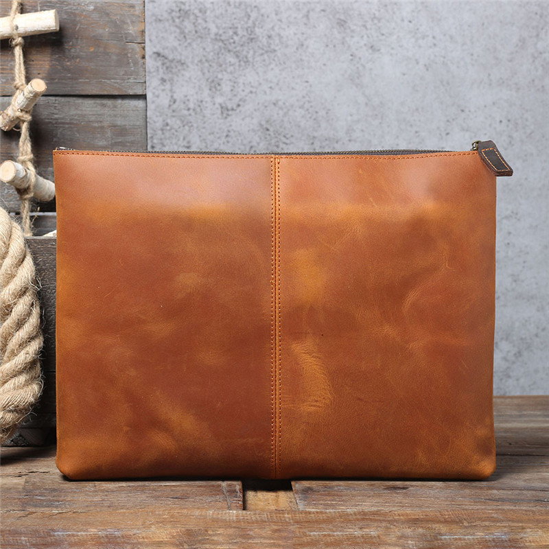 Pochette da uomo vintage di gr - Leather Work Laptop Bag recensione e prezzo