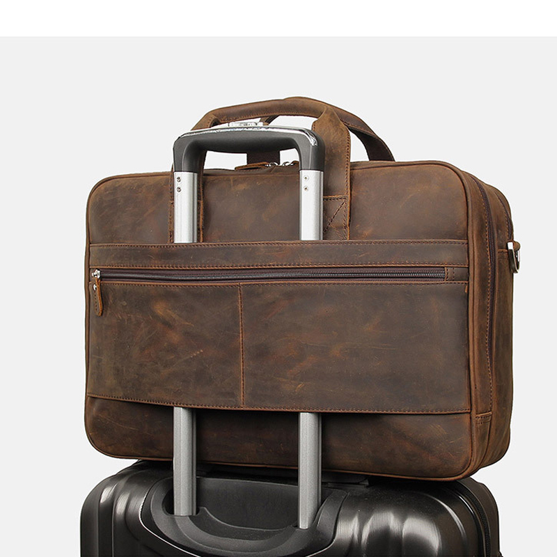 Borsa da Lavoro in Vera Pelle  - Leather Work Laptop Bag recensione e prezzo