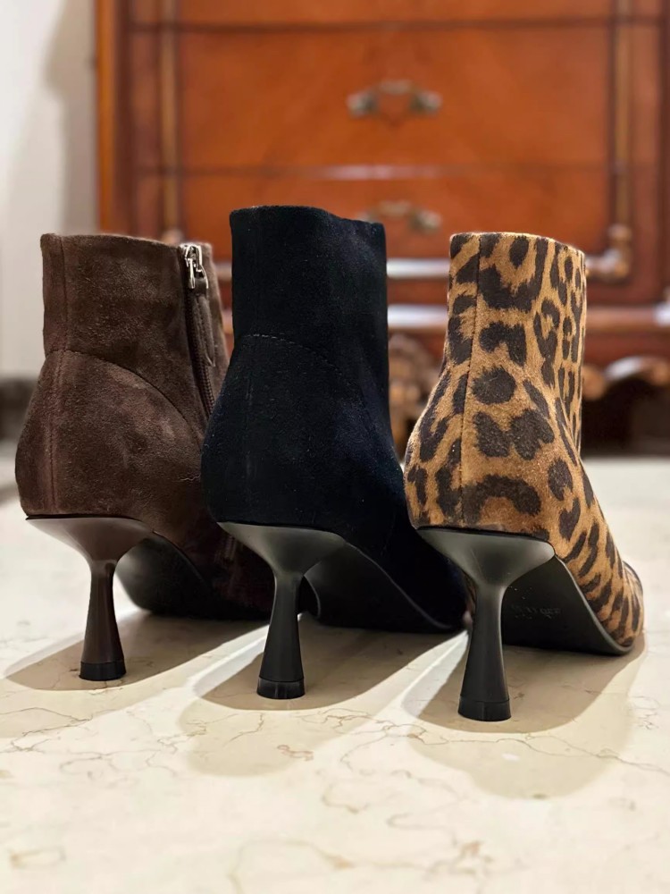 Moda donna punta quadrata tacc - Leather Work Women Shoes recensione e prezzo