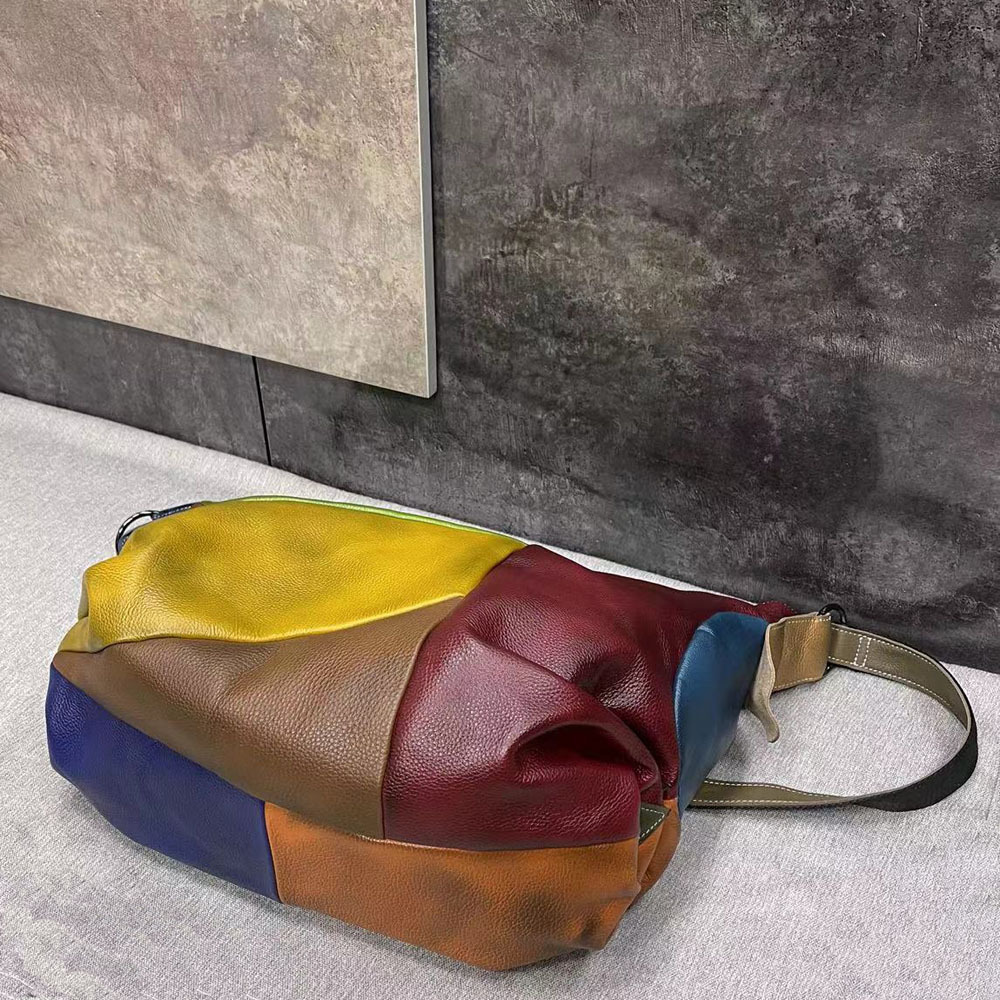 Patchwork Hobo In Pelle di Vac - Leather Work Laptop Bag recensione e prezzo